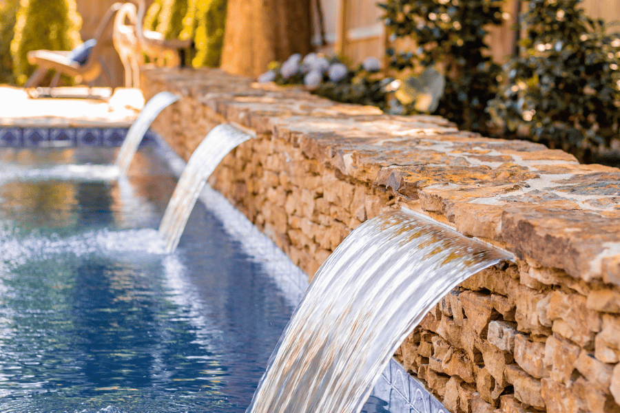 pool fountain installation near Memphis