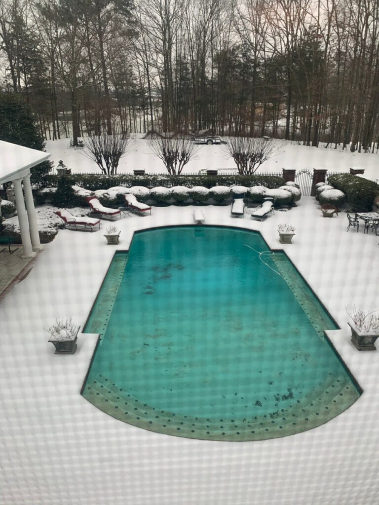 Memphis Pool Closing Pool Winterization Near Me - Memphis Pool in Snow